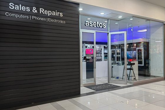 The Asetos shopfront at The Zone @ Rosebank, Johannesburg