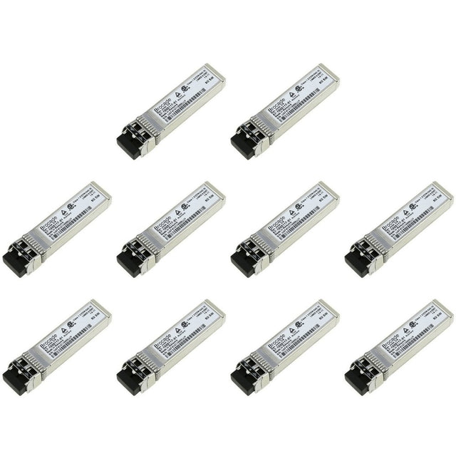 Brocade 57-1000117-01 8Gb SFP+ Transceiver (10-Pack) - Fibre Channel Module (Used)