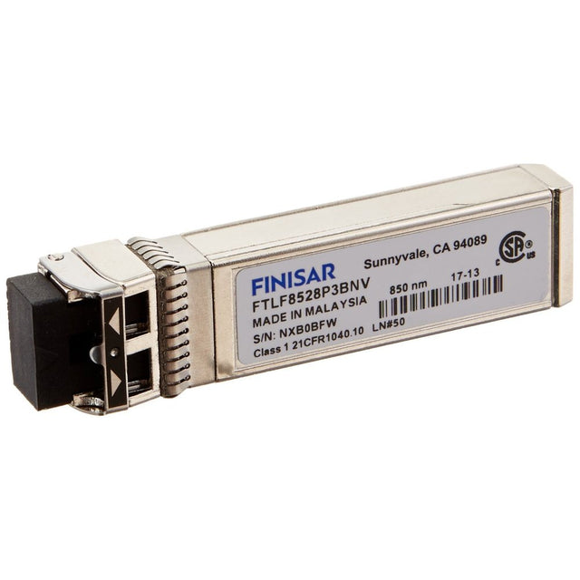Finisar FTLF8528P3BNV-EM - 8G Fibre Channel SFP+ Short-Range Transceiver (Refurbished)