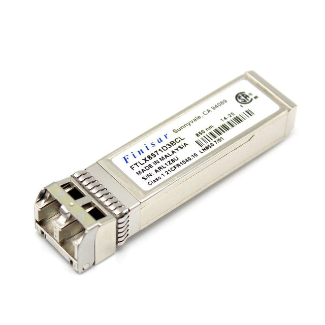 Finisar FTLX8571D3BCL-EM - 10Gb/s 850nm Multimode SFP+ Transceiver (Refurbished)